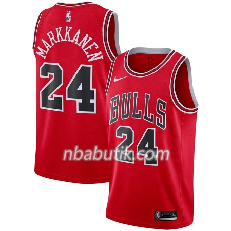 NBA Mænd Trøje Chicago Bulls Lauri Markkanen 24 Nike 2019-20 Icon Edition Swingman